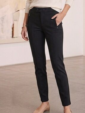 Vince Black Men's Dress Pants - Tailored Tapered Silhouette
